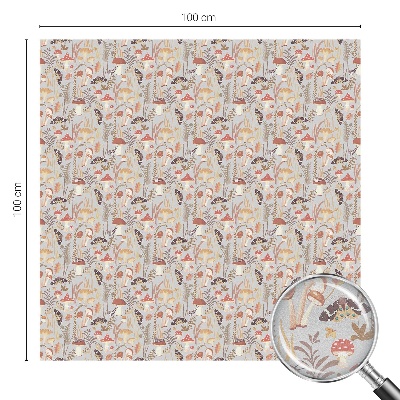 Ochranná fólia na sklo vitráž Lesný vzor