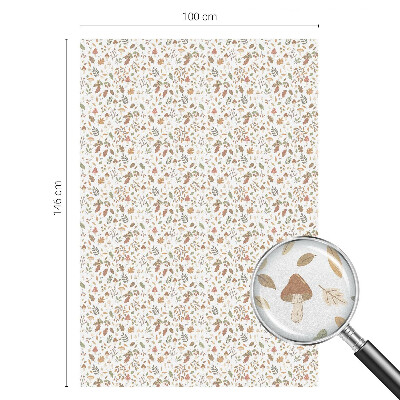 Matná fólia na okno vitráž Jesenné vzory