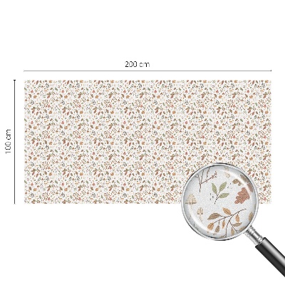 Matná fólia na okno vitráž Jesenné vzory