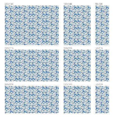 Ochranná fólia na sklo vitráž Akvarelové kvety