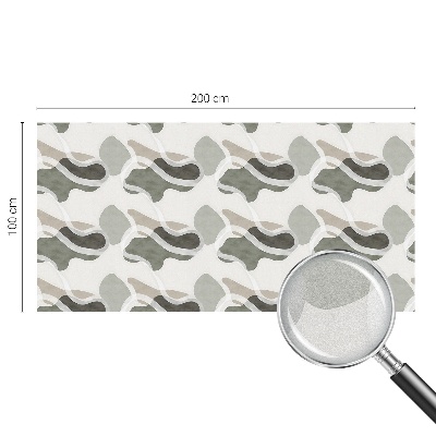 Samolepiaca fólia na sklo vitrážová Organický vzor