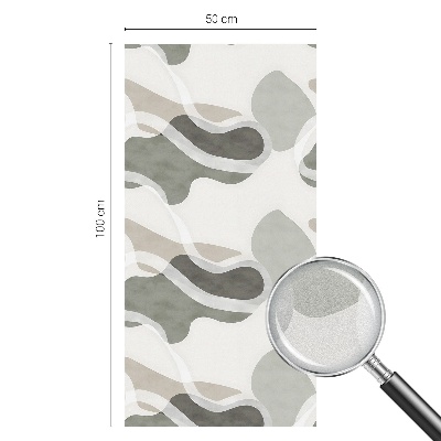 Samolepiaca fólia na sklo vitrážová Organický vzor