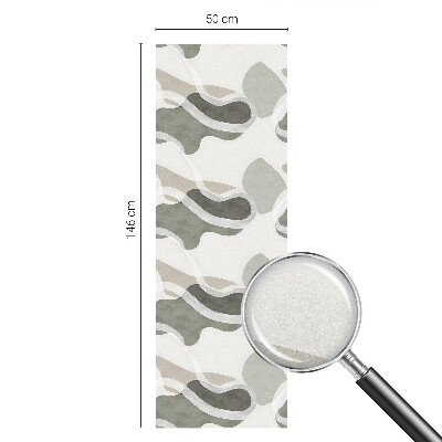 Samolepiaca fólia na sklo vitrážová Organický vzor