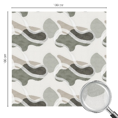 Samolepiaca fólia na sklo vitrážová Organický vzor