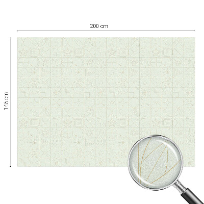 Nepriehľadná fólia na okno Geometrická mozaika