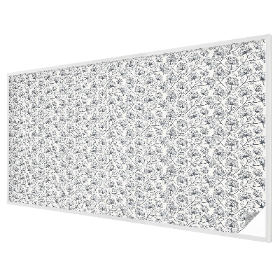 Matná fólia na okno vitráž Botanický motív