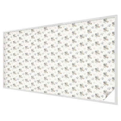 Ochranná fólia na sklo vitráž Vtáčí vzor