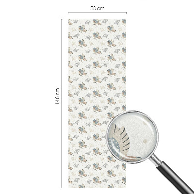 Ochranná fólia na sklo vitráž Vtáčí vzor