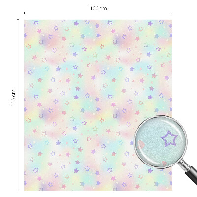 Fólia na sklo na ochranu súkromia Dúhové vzory