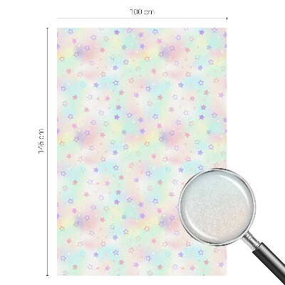 Fólia na sklo na ochranu súkromia Dúhové vzory