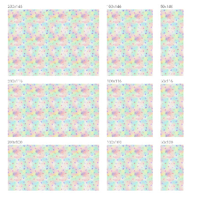 Fólia na sklo na ochranu súkromia Dúhové vzory