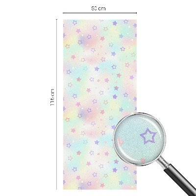 Fólia na sklo na ochranu súkromia Dúhové vzory