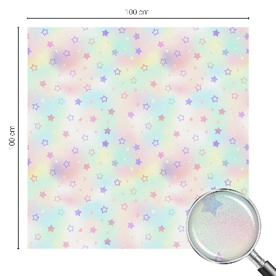 Fólia na sklo na ochranu súkromia Dúhové vzory