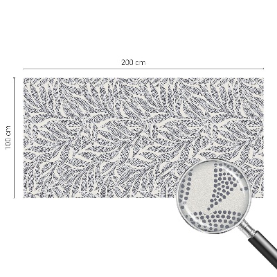 Nepriehľadná fólia na okno Kvapky listov