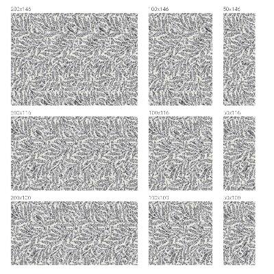 Nepriehľadná fólia na okno Kvapky listov