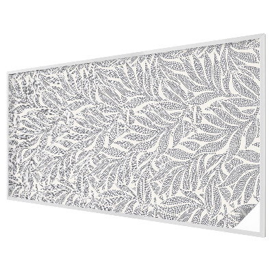 Nepriehľadná fólia na okno Kvapky listov