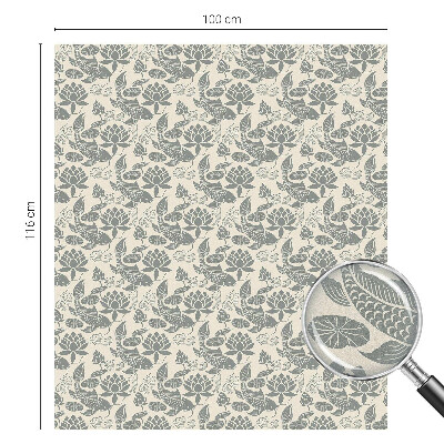 Samolepiaca fólia na sklo vitrážová Orientálny vzor