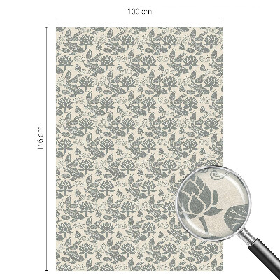 Samolepiaca fólia na sklo vitrážová Orientálny vzor