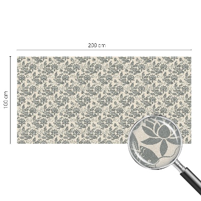 Samolepiaca fólia na sklo vitrážová Orientálny vzor