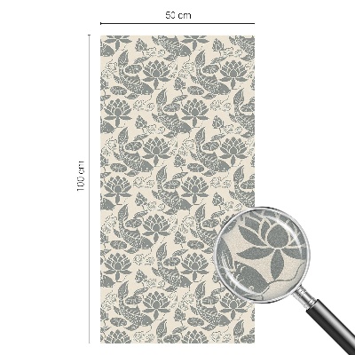 Samolepiaca fólia na sklo vitrážová Orientálny vzor