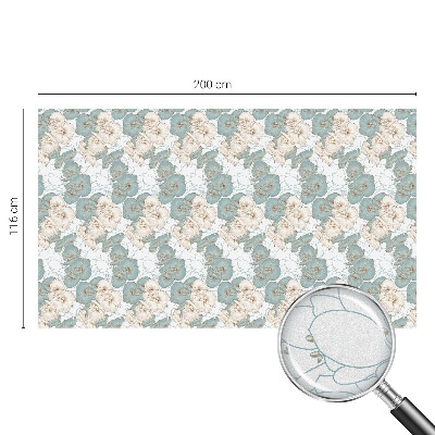 Fólia na sklo na ochranu súkromia Jemné kvety