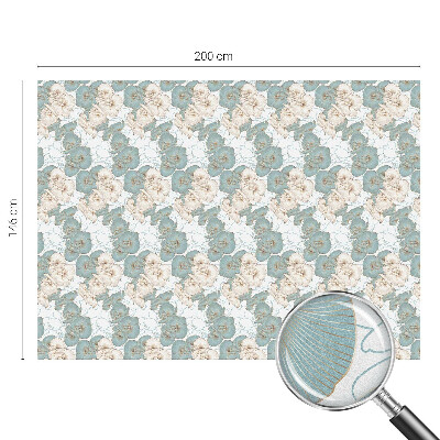 Fólia na sklo na ochranu súkromia Jemné kvety