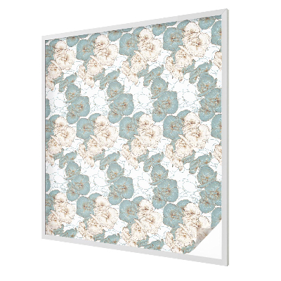 Fólia na sklo na ochranu súkromia Jemné kvety