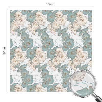 Fólia na sklo na ochranu súkromia Jemné kvety