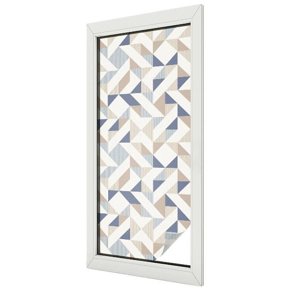 Ochranná fólia na sklo vitráž Geometrické vzory