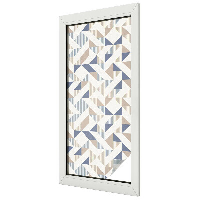 Ochranná fólia na sklo vitráž Geometrické vzory