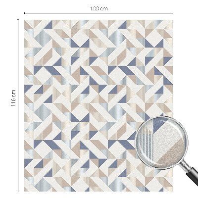 Ochranná fólia na sklo vitráž Geometrické vzory