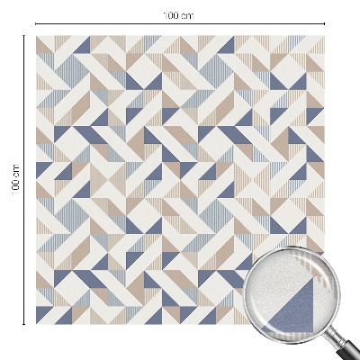 Ochranná fólia na sklo vitráž Geometrické vzory