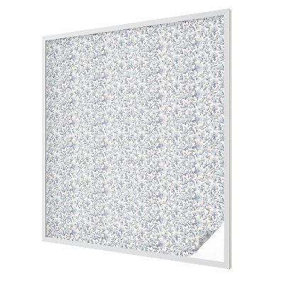 Nepriehľadná fólia na okno Kvetinový vzor