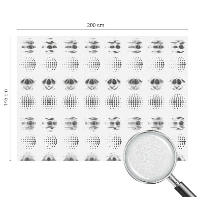 Fólia na sklo na ochranu súkromia Bodkované kruhy