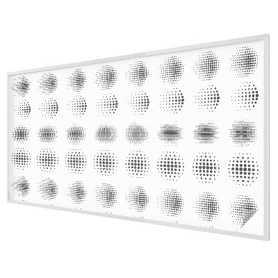 Fólia na sklo na ochranu súkromia Bodkované kruhy