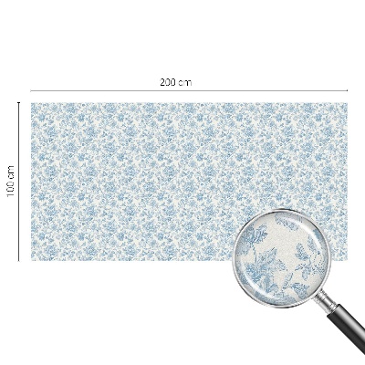 Nepriehľadná fólia na okno Kvetinový vzor