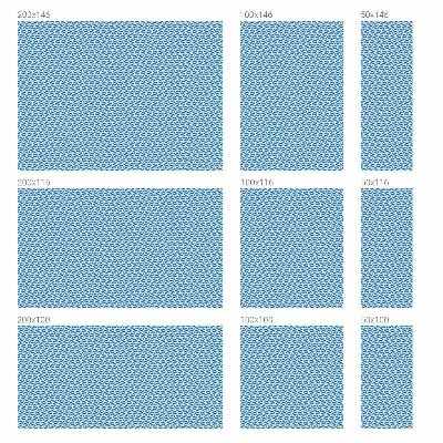 Fólia na sklo na ochranu súkromia Modré vlny