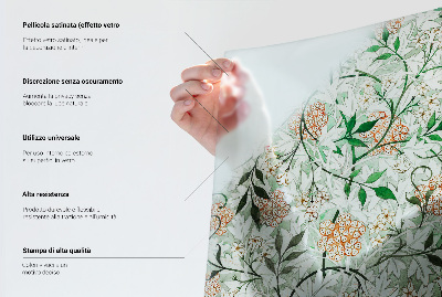 Fólia na sklo na ochranu súkromia Modré vlny