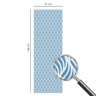 Fólia na sklo na ochranu súkromia Modré vlny