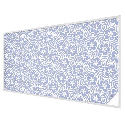 Matná fólia na okno vitráž Kvety ibišteka