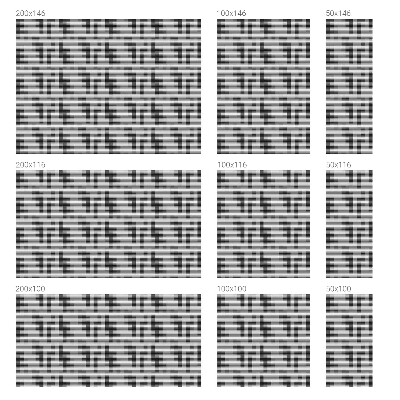 Fólia na sklo na ochranu súkromia Grafická mriežka