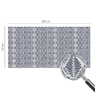 Nepriehľadná fólia na okno Vzorované listy