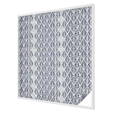 Nepriehľadná fólia na okno Vzorované listy