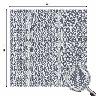 Nepriehľadná fólia na okno Vzorované listy