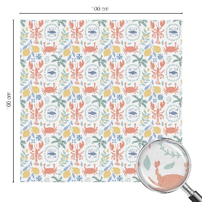 Ochranná fólia na sklo vitráž Námorné motívy