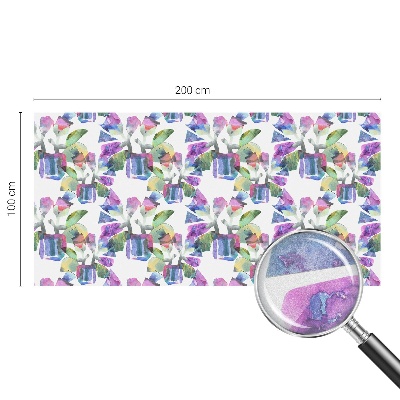 Matná fólia na okno vitráž Farebná abstrakcia