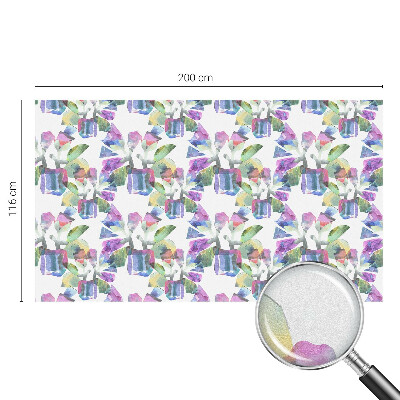 Matná fólia na okno vitráž Farebná abstrakcia