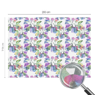 Matná fólia na okno vitráž Farebná abstrakcia