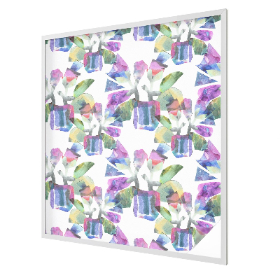 Matná fólia na okno vitráž Farebná abstrakcia