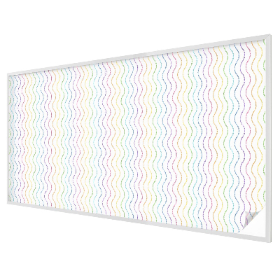 Samolepiaca fólia na sklo vitrážová Dúhové čiary